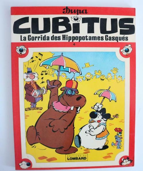 bd CUBITUS 4. La Corrida des Hippopotames Casqués EO 1979, Boeken, Stripverhalen, Ophalen of Verzenden