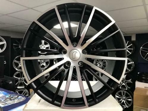 NIEUWE 19 inch 5x112 mat zwart polish sportwielenset, Autos : Pièces & Accessoires, Autres pièces automobiles, Audi, BMW, Ford