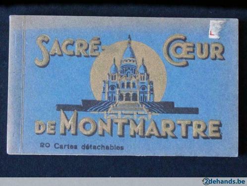 Carnet met 20 postkaarten"Sacré Coeur de Montmartre", Verzamelen, Postkaarten | Buitenland, Ongelopen, Frankrijk, 1940 tot 1960