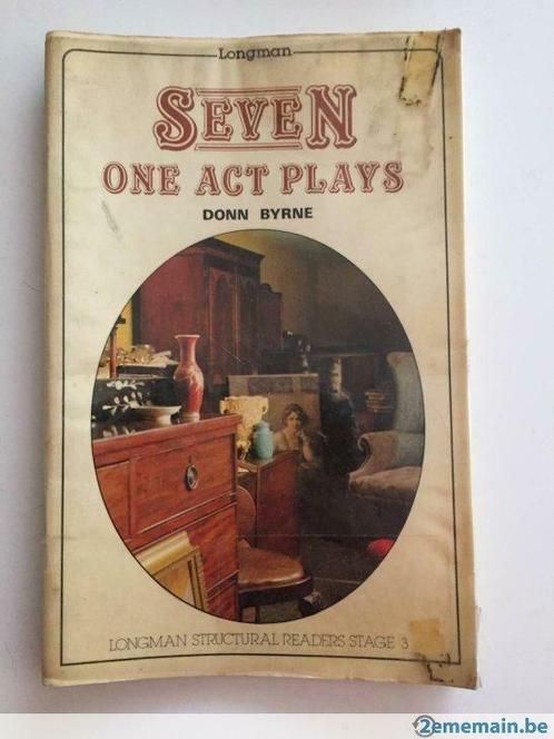 Seven one act plays - Donn	 Byrne, Livres, Livres d'étude & Cours, Utilisé, Enlèvement