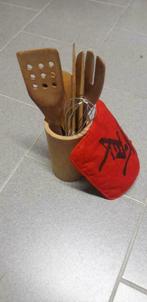 Set ustensiles de cuisine bois d'olivier, Maison & Meubles, Enlèvement ou Envoi, Neuf