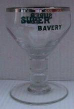 bier brouwerij glas Super Bavery licht email 25cl Couillet, Comme neuf, Enlèvement ou Envoi, Verre à bière