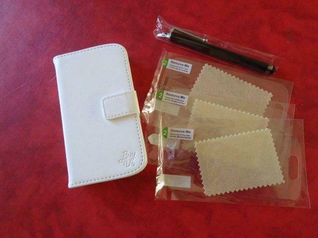 Etui blanc pour Samsung Galaxy Trend, Télécoms, Enlèvement ou Envoi, Neuf, Samsung