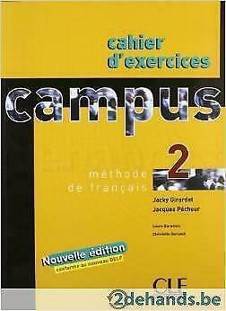 boek campus 2  cahier d’exercices methode de francais, Boeken, Studieboeken en Cursussen, Gelezen