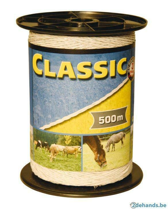 Schrikdraad koord Classic 500m, Agrodieren de beste prijzen, Zakelijke goederen, Landbouw | Werktuigen, Veehouderij, Werkplaats, Gebouw of Erf