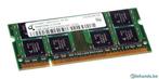 qimonda 1gb  pc2-5300 so-dimm hys64t128021edl-3s-b2, Informatique & Logiciels, Utilisé, Enlèvement ou Envoi