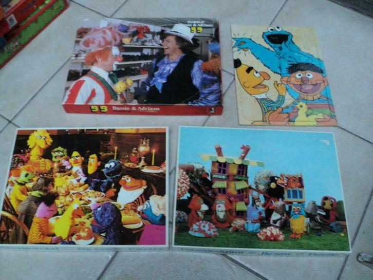 puzzels sesamstraat/fabeltjeskrant vanaf 2, Kinderen en Baby's, Speelgoed | Kinderpuzzels, Zo goed als nieuw, Ophalen of Verzenden