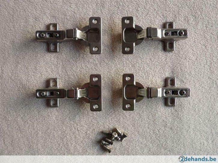 4x Blum Clip top scharnier half opdek zonder veer, Doe-het-zelf en Bouw, Overige Doe-Het-Zelf en Bouw, Nieuw