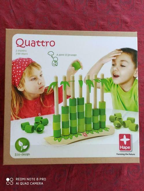 Quattro merk Hape, Kinderen en Baby's, Speelgoed | Houten speelgoed, Zo goed als nieuw, Overige typen, Ophalen