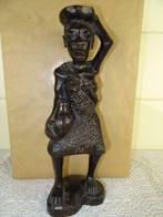 Statue en ébène africain. Femme et bébé. Statue africaine, Antiquités & Art, Enlèvement ou Envoi