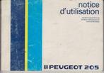 Manuel de 1985 pour la Peugeot 205, Autos : Divers, Enlèvement ou Envoi