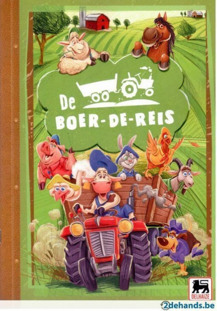 Leeg Stickerboek  :  De Boer op Reis  -  Delhaize  -  Nieuw., Verzamelen, Overige Verzamelen, Nieuw, Ophalen of Verzenden