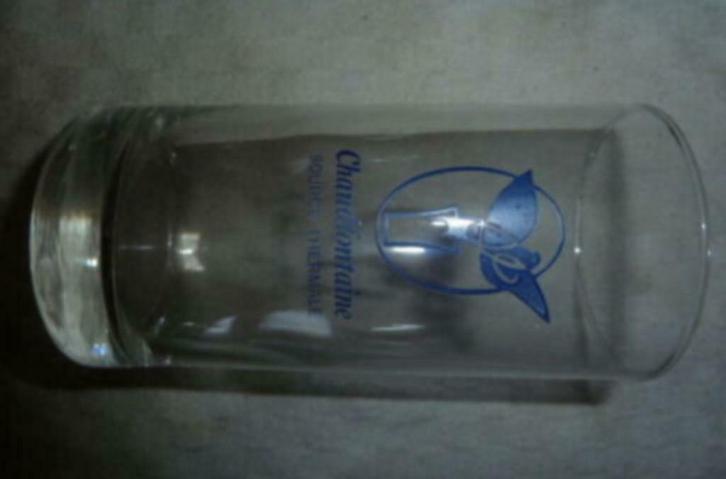 # water glas CHAUDFONTAINE " Source Thermale ", Verzamelen, Glas en Drinkglazen, Nieuw, Waterglas, Ophalen of Verzenden