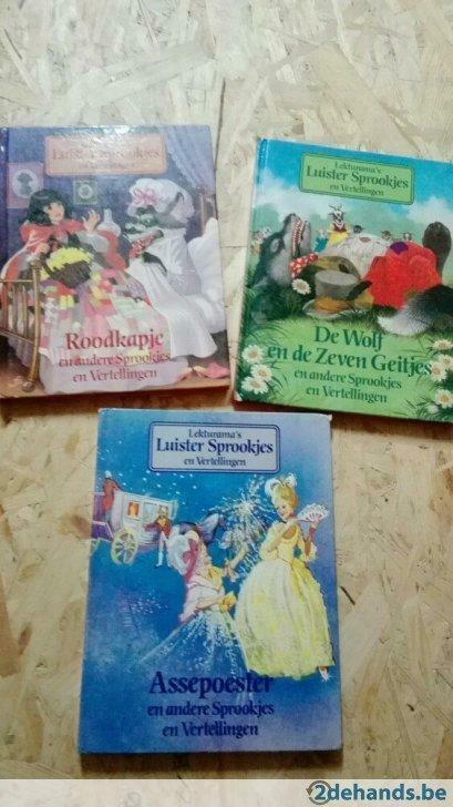 set van 3 boeken luistersprookjes, Livres, Livres pour enfants | 4 ans et plus, Utilisé, 4 ans