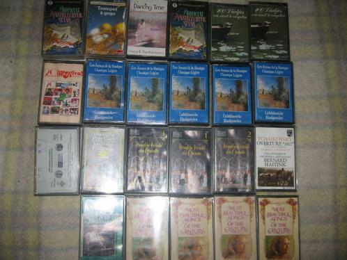23 cassettes Classic / Easy, CD & DVD, Cassettes audio, Originale, 2 à 25 cassettes audio, Avec boîte de rangement, étagère ou coffret