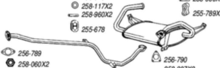 mitsubishi colt uitlaat 1.6 1.4 1.5 nieuw, Auto-onderdelen, Uitlaatsystemen, Mitsubishi, Nieuw, Ophalen of Verzenden