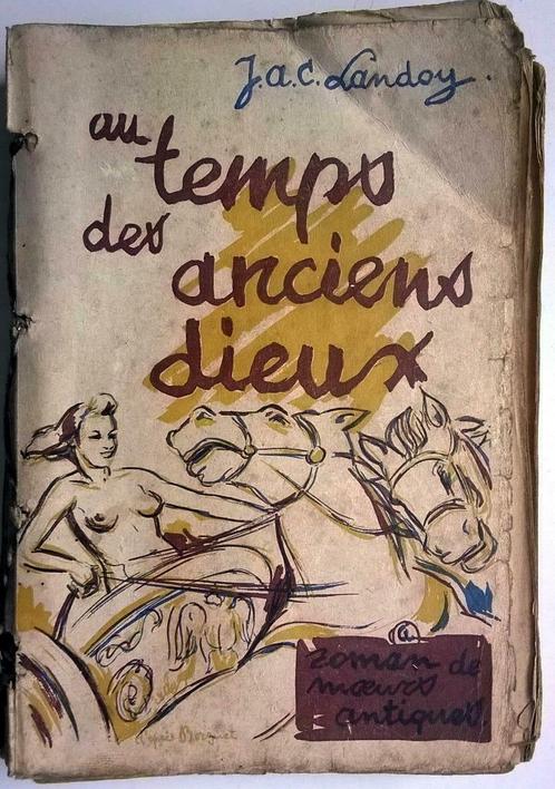 J.A.C. Landoy : Aux temps des anciens dieux, Livres, Romans, Utilisé, Belgique, Enlèvement ou Envoi