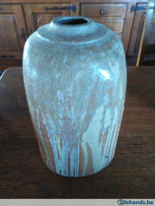 mooie grote vaas in keramiek, Antiek en Kunst, Antiek | Keukengerei, Ophalen