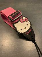 Sangle Hello Kitty Fender Squier rose