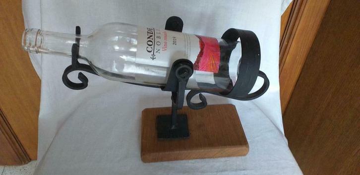 Porte bouteille fer forgé, Maison & Meubles, Cuisine | Vaisselle, Utilisé, Autres types, Autres styles, Autres matériaux, Enlèvement ou Envoi