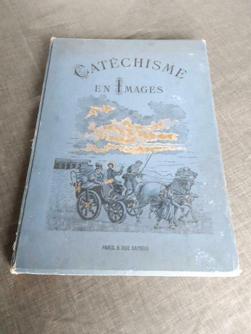Manuscript: Catéchisme en images. Bayard 1912, Antiek en Kunst, Antiek | Boeken en Manuscripten, Ophalen of Verzenden