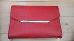 Sac de soirée format pochette rouge – NEUF, Nieuw, Rood