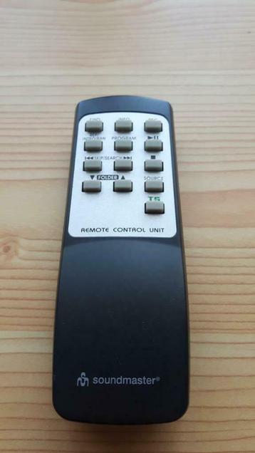 Afstandsbediening Soundmaster platenspeler MCD4500, Enlèvement ou Envoi, Comme neuf, Originale, Récepteur ou Amplificateur