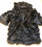 Veste Angélique.L 100% lapin-renard. T. unique. Noire. Neuve, Ophalen, Nieuw