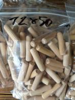 Houtdeuvels 12x50mm 5€/100st. Beukenhout, Ophalen of Verzenden, Nieuw, Beuken, Overige typen