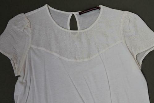 ZGAN off-white top van Comptoir des Cotonniers, Kleding | Dames, T-shirts, Zo goed als nieuw, Maat 38/40 (M), Overige kleuren