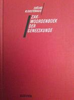 Zakwoordenboek der geneeskunde Coélho Kloosterhuis, Boeken, Ophalen, Overige wetenschappen