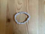 Armband met parels. NIEUW!, Verzenden, Nieuw, Wit, Elastiek