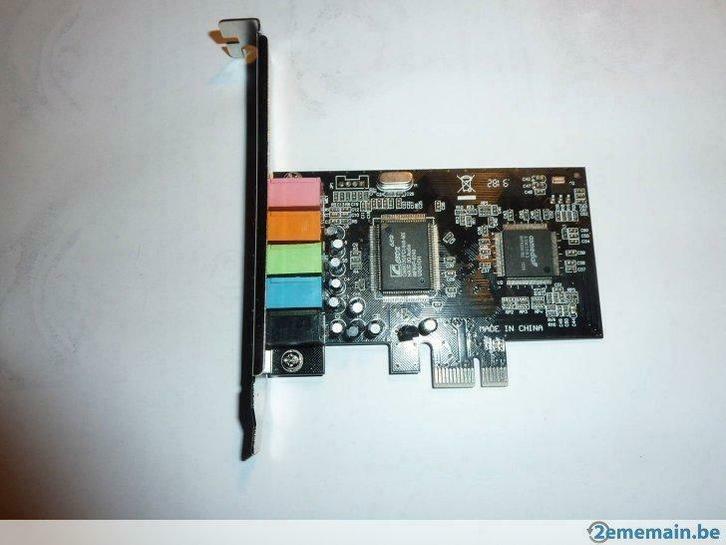 carte son cmi8738-mx pci-e 5.1 canal, Computers en Software, Pc speakers, Nieuw