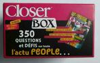 Jeu CLOSER Box 350 questions quiz actuellement, people, Hobby & Loisirs créatifs, Comme neuf, Jeu de cartes, Enlèvement ou Envoi