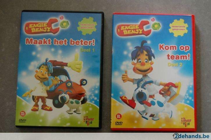 DVD Bob de Bouwer/Engie Benjy/De wielen van de bus, Cd's en Dvd's, Dvd's | Kinderen en Jeugd, Gebruikt, Tv fictie, Overige genres