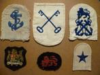 South African Navy, LOT #2, zeemacht, badges, 'bullion wire'