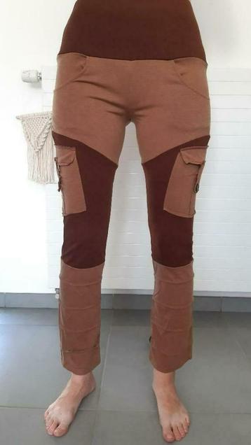 Legging "vintage" marron, taille M ou 38, neuf (à - 40 %)