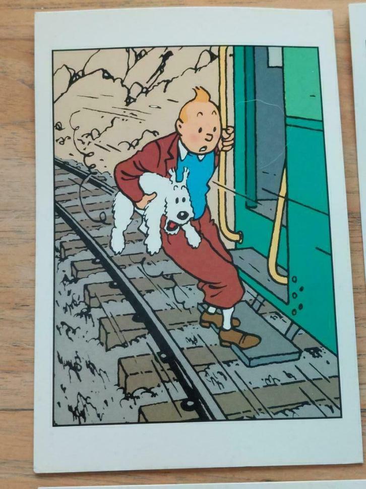 Lot de 10 Cartes Postales Tintin -collection-, Collections, Cartes postales | Thème, Non affranchie, Stars et Célébrités, Enlèvement ou Envoi