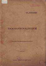 Leo Raekelboom, Doornenkroone. Oorlogsgedichten (1919), Ophalen of Verzenden, Leo Raekelboom
