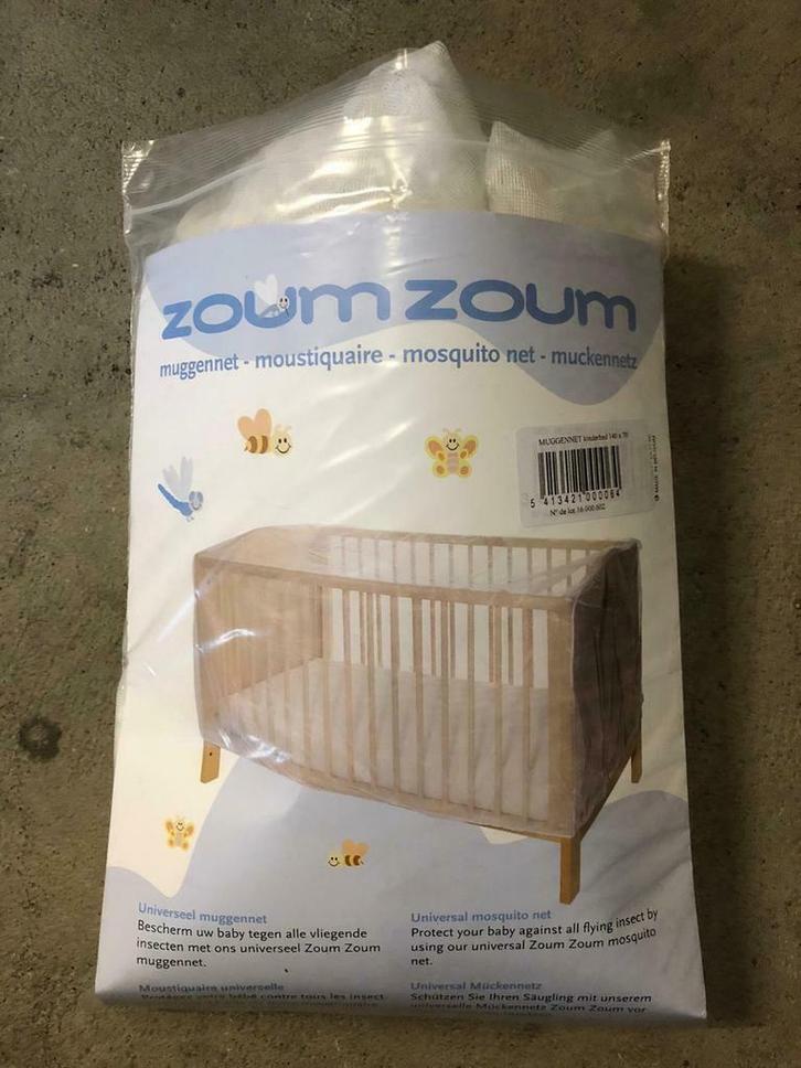 Muggennet voor babybedje, Kinderen en Baby's, Kinderkamer | Beddengoed, Nieuw, Overige typen, Wit, Jongetje of Meisje, Ophalen of Verzenden