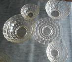 4 anciens plats creux  et 1 plat en verre transparent, Antiquités & Art, Antiquités | Verre & Cristal, Enlèvement