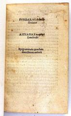 De Bello Troiano 1515 Pyndarus - Trojaanse Oorlog - Soncino, Ophalen of Verzenden
