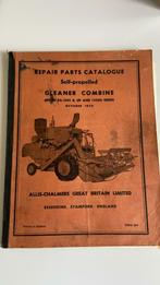 Wisselstukken catalogus Allis-Chalmers pikdorser, Ophalen of Verzenden, Gelezen, Catalogus