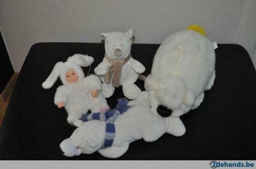 Lot van 4 knuffels, Kinderen en Baby's, Speelgoed | Knuffels en Pluche, Gebruikt, Ophalen of Verzenden