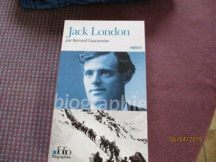 livre "jack london. biographie".  bernard fauconnier., Livres, Biographies, Neuf, Enlèvement ou Envoi