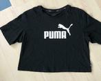 T-shirt noir Puma, Comme neuf, Manches courtes, Noir, Taille 38/40 (M)