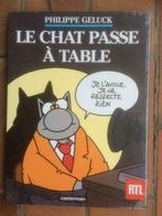 Le Chat passe à Table Philippe Geluck, nieuw boek, Nieuw, Philippe Geluck, Ophalen of Verzenden, Eén stripboek