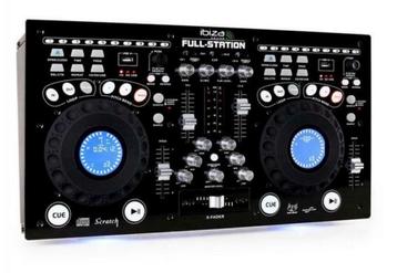 Profi DJ Set Duo CD-Player 2x USB 2x SD MP3 Scratch Mixer, Enlèvement ou Envoi, Neuf, Audio