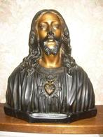 Sculpture de Jésus Sacré Coeur de J.Carli numérotée & signée, Enlèvement ou Envoi
