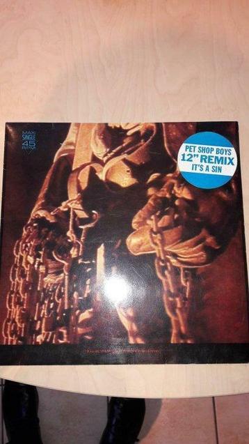 vinyle pet shop boys - 12 remix - it's a sin 1987